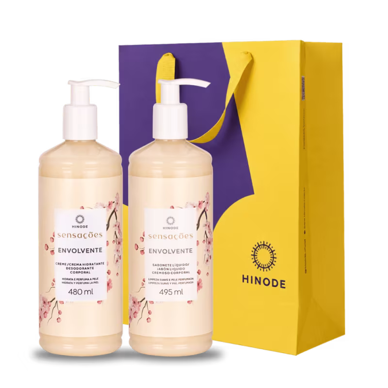 Kit Presente de Cuidados Corporais Sensações Envolvente