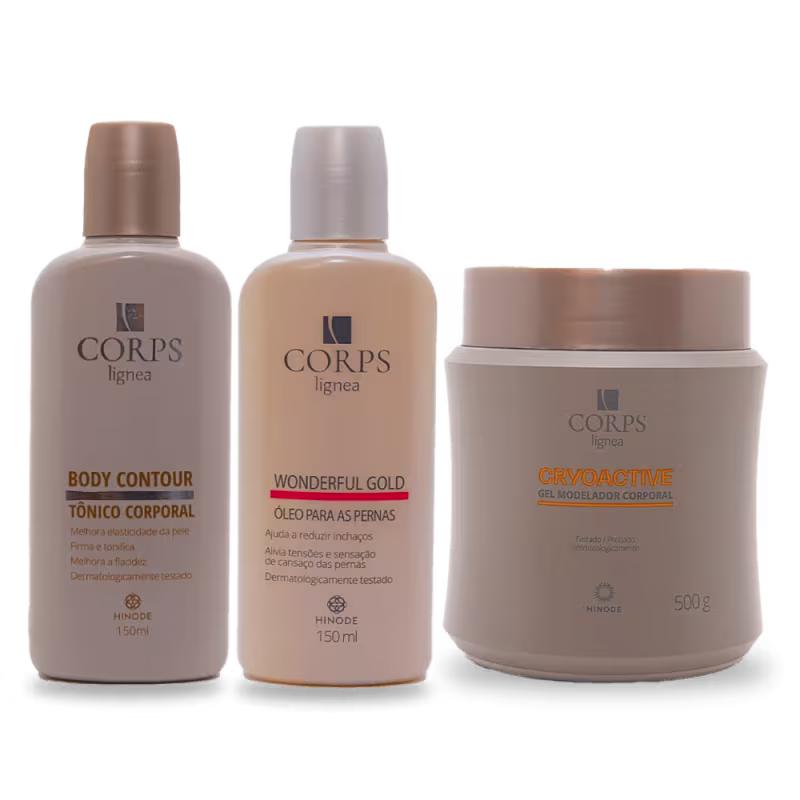 Kit Corps Lignea Pernas Leves & Cuidadas