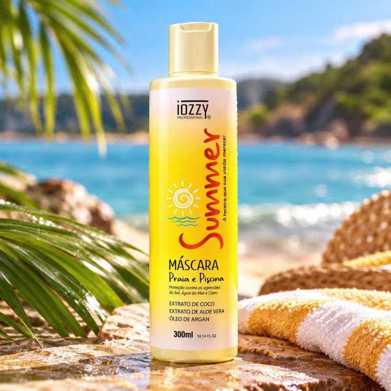Máscara Iozzy Summer Praia e Piscina 300ml Proteção Sol Mar