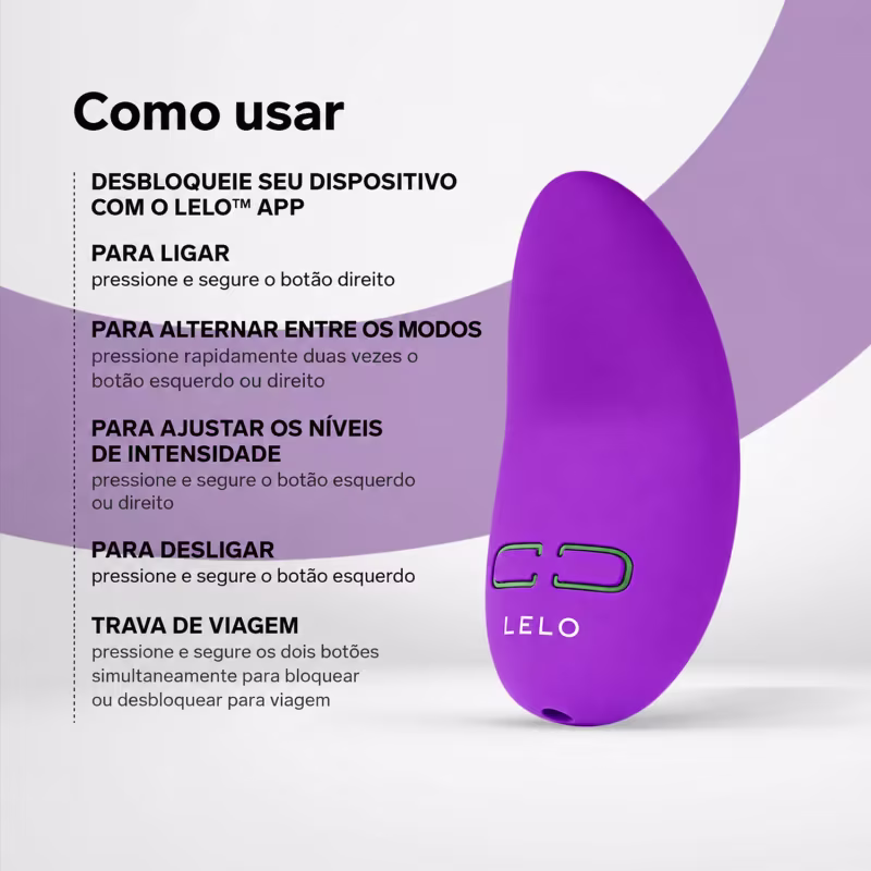 NEA Vibrador Feminino de Clitóris com Aplicativo LELO Originals
