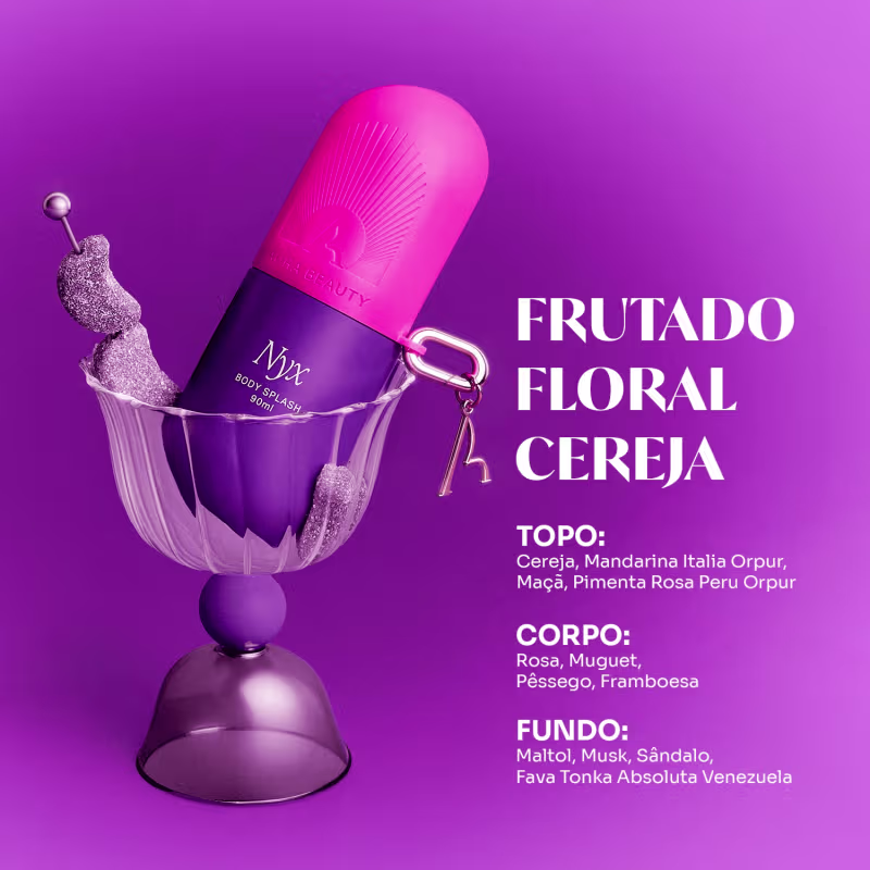 Body Splash Musa NYX AURA Beauty - 90ml
