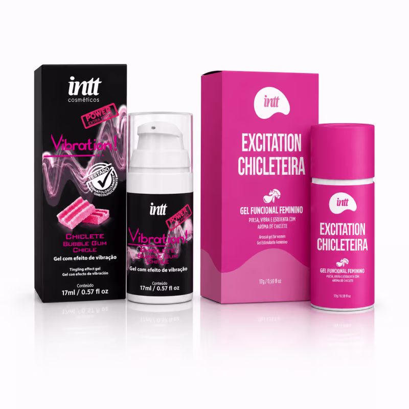Combo Esguichada Vibration + Excitation Chicleteira Intt