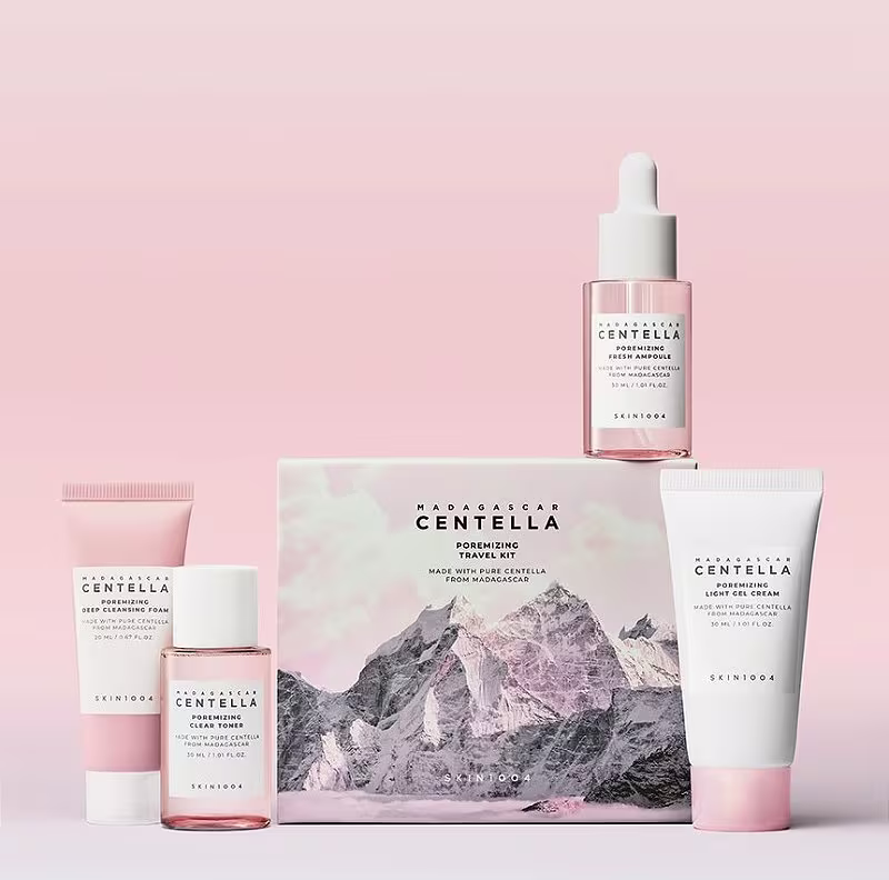 Madagascar Centella Travel Poremizing Skin1004 - Kit de Viagem