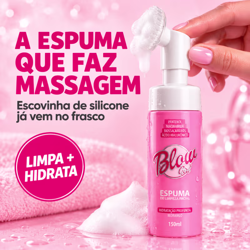 Espuma de Limpeza Facial Blow Girl
