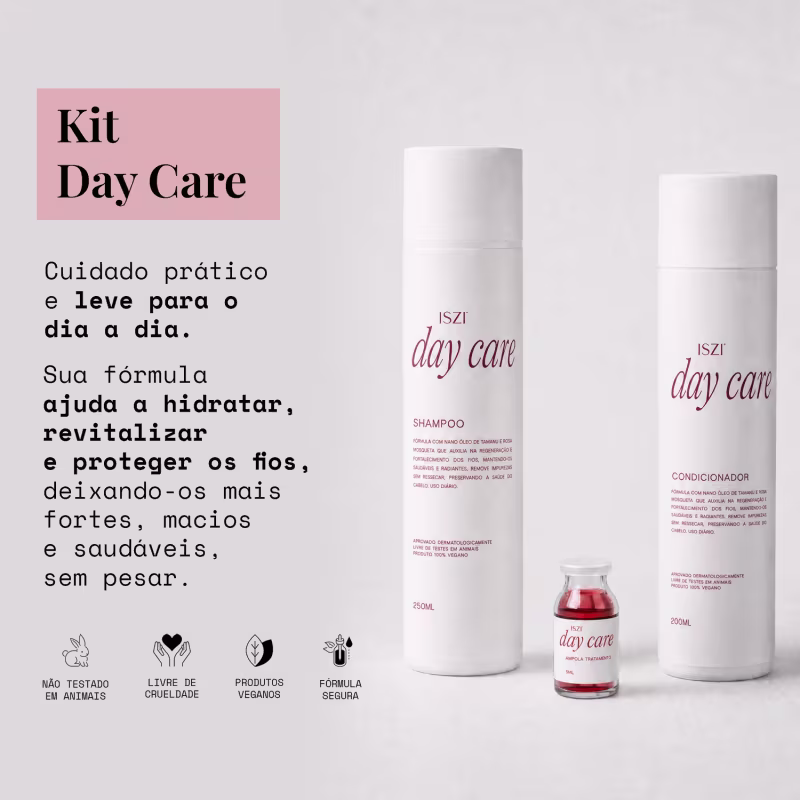 Kit Day Care ISZI – Fortalecimento e Hidratação