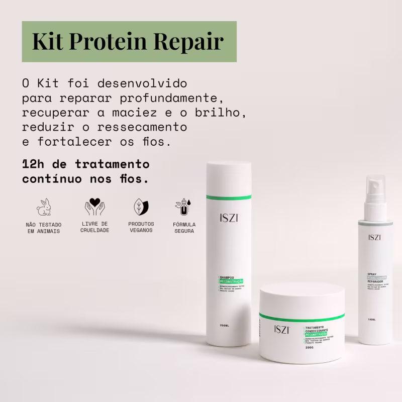 Kit Reconstrução Protein Repair ISZI – Reconstrução e Fortalecimento