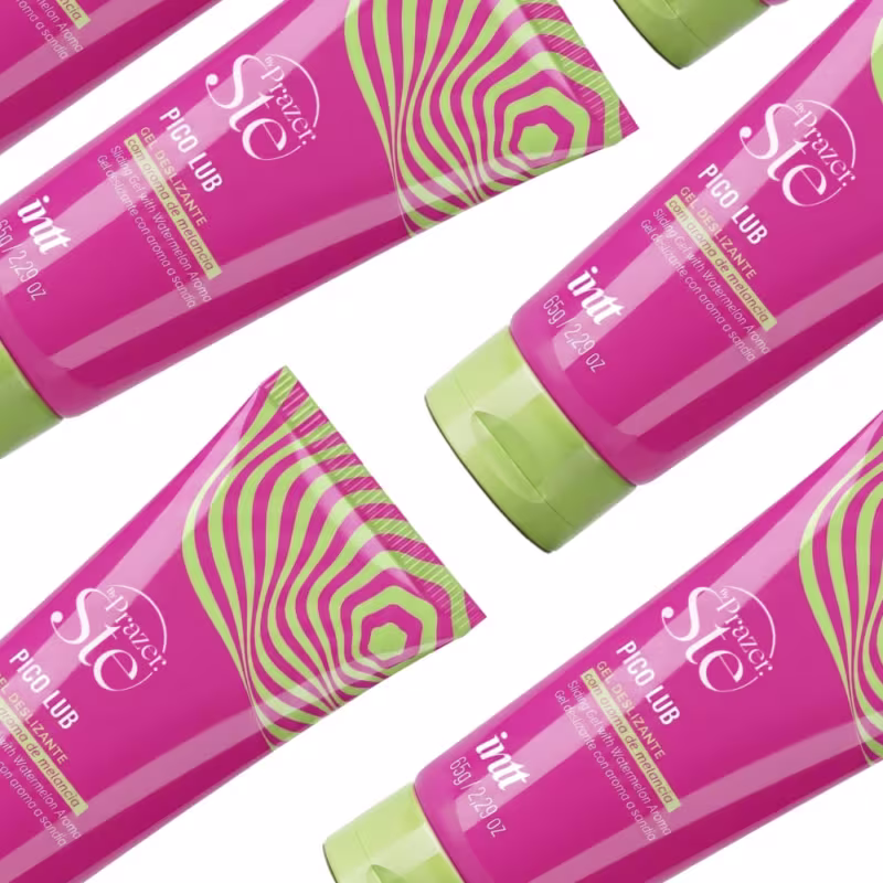 Kit Pico Pulse + Pico Lub Prazer Set Intt Melancia Lubrificante Beijável