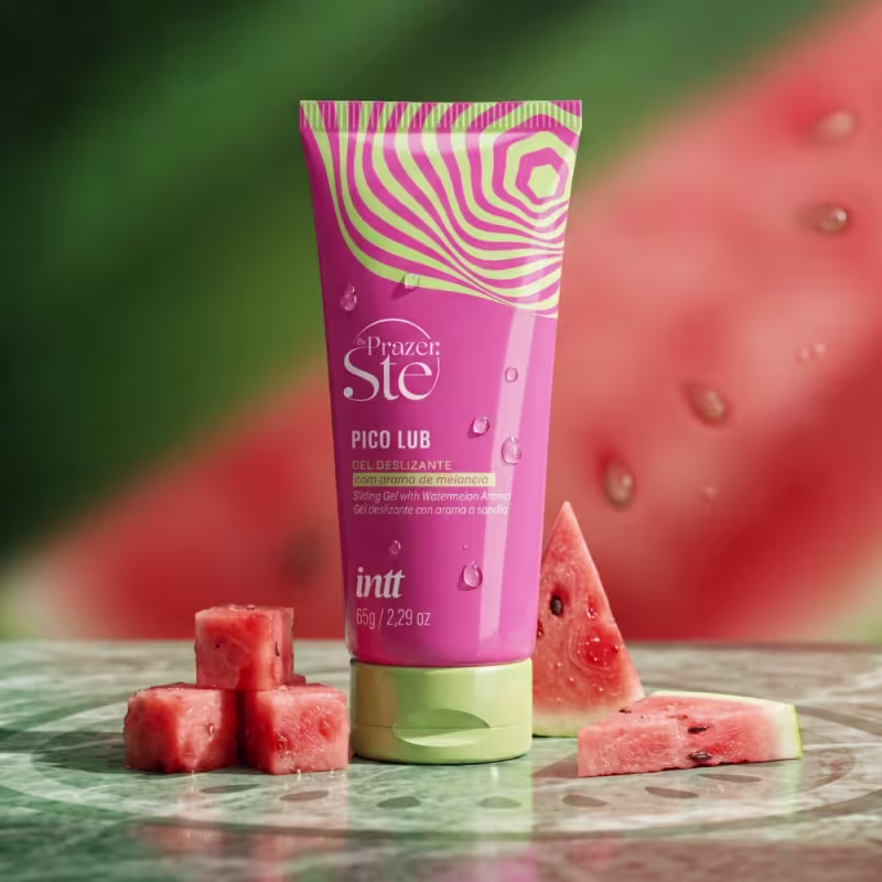 Kit Pico Pulse + Pico Lub Prazer Set Intt Melancia Lubrificante Beijável
