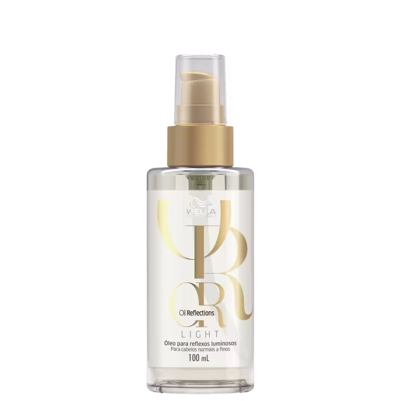 Kit Wella Cronograma Capilar Nutri-Enrich Fusion Color Brilliance para Salão + Oil Reflections Light (5 Produtos)