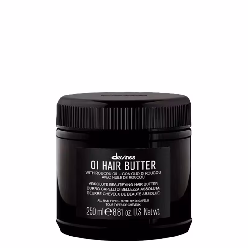 Kit Davines OI Shampoo 280ml + Condicionador 250ml + Hair Butter 250ml