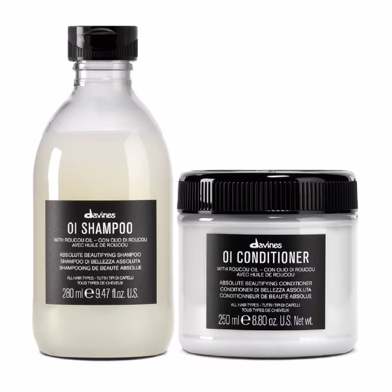 Kit Davines OI Shampoo 280ml + Condicionador 250ml