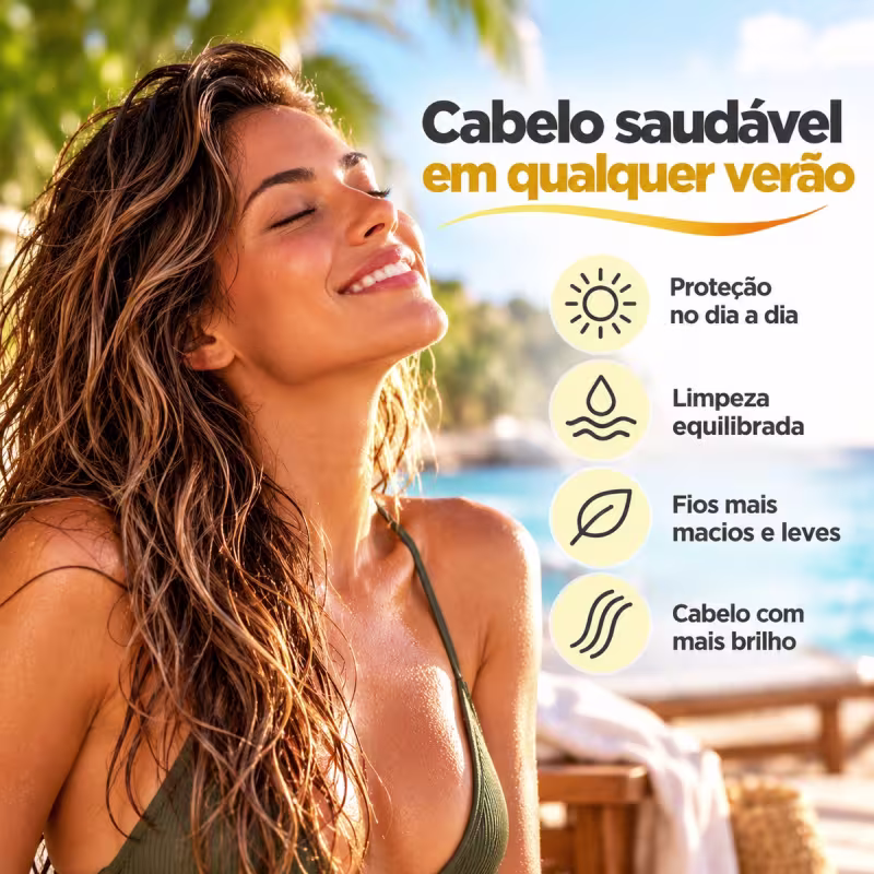 Kit Summer Iozzy Praia Piscina Shampoo + Mascara + Finalizador