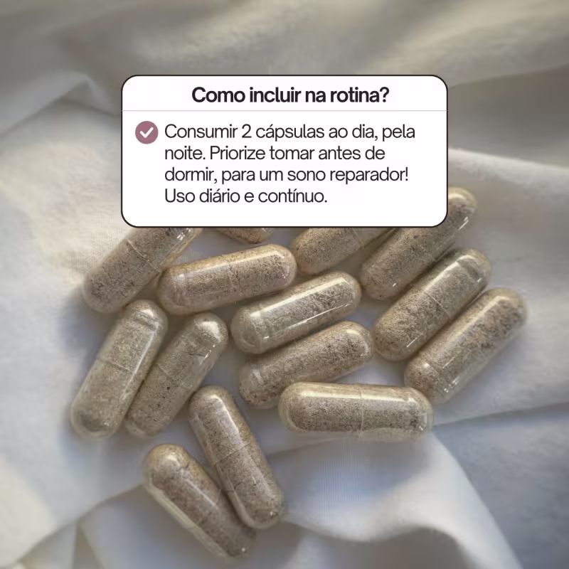 MagMais Dita Cuja 60 Cápsulas, Magnésio Sono Relaxamento Energia