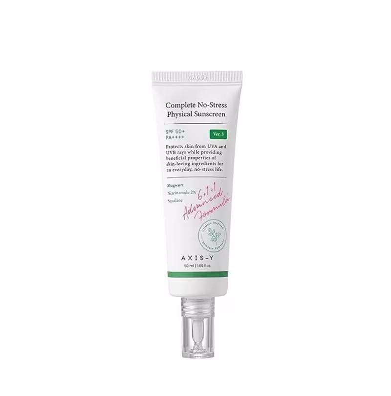 Axis-Y Complete No-Stress Physical Sunscreen 50ml - Protetor Solar