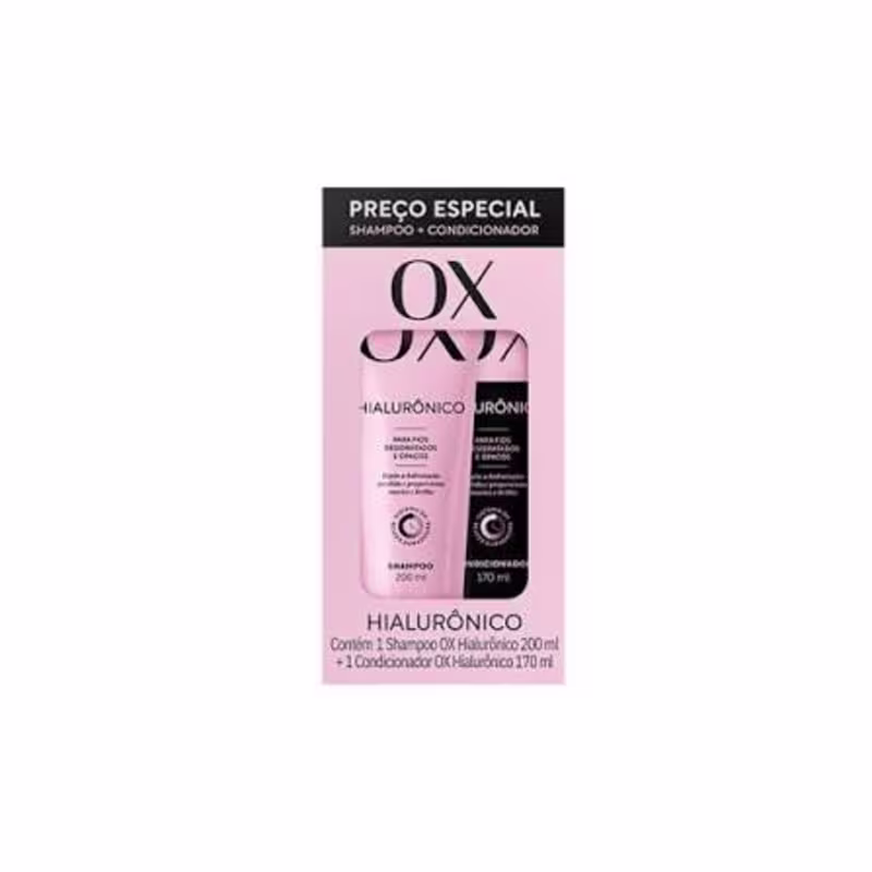OX HIALURONICO KIT SHAMPOO E CONDICIONADOR