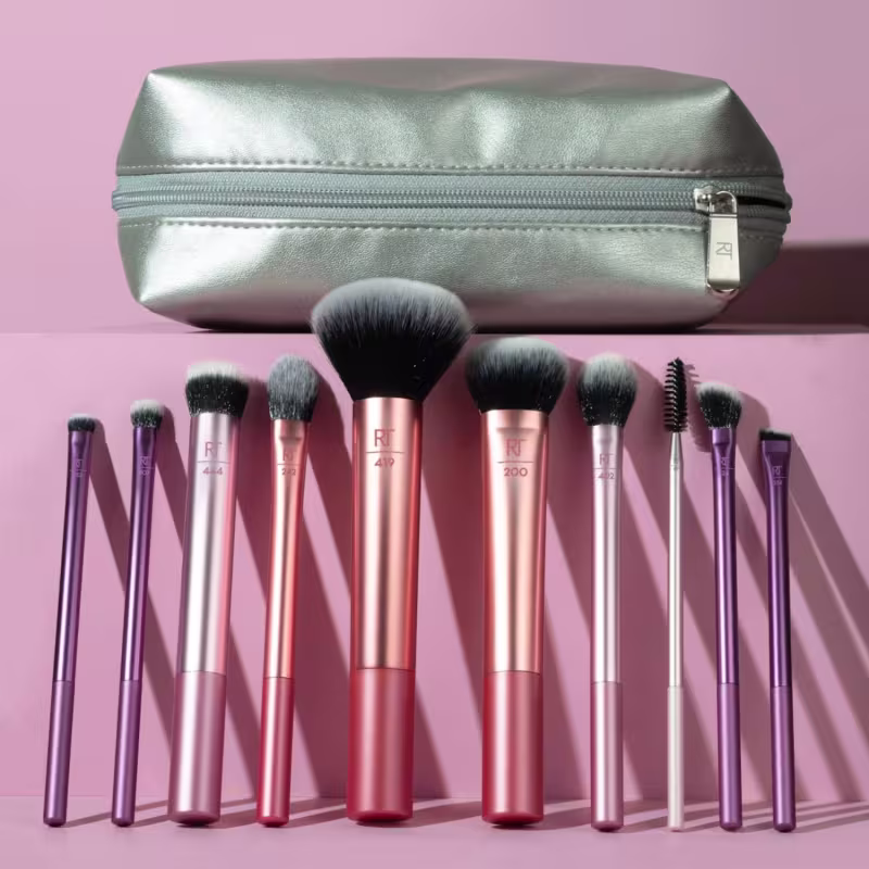 Real Techniques  Kit 10 Best Sellers + Nécessaire