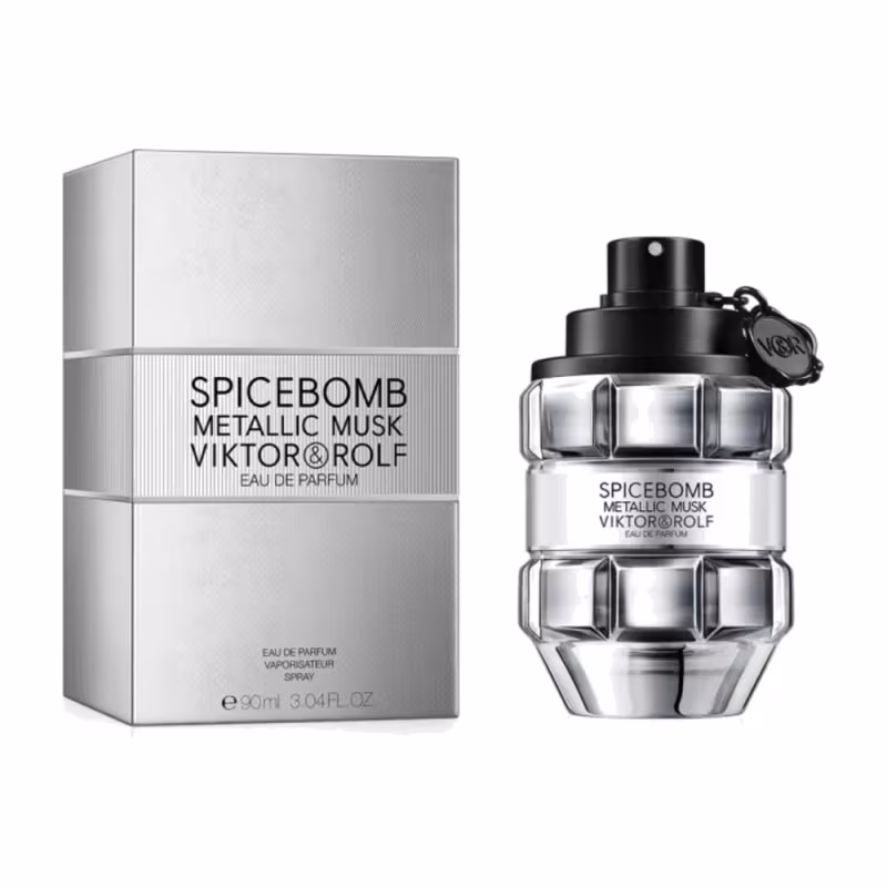 Spicebomb Metallic Musk Viktor&Rolf Eau de Parfum Masculino -90 ml