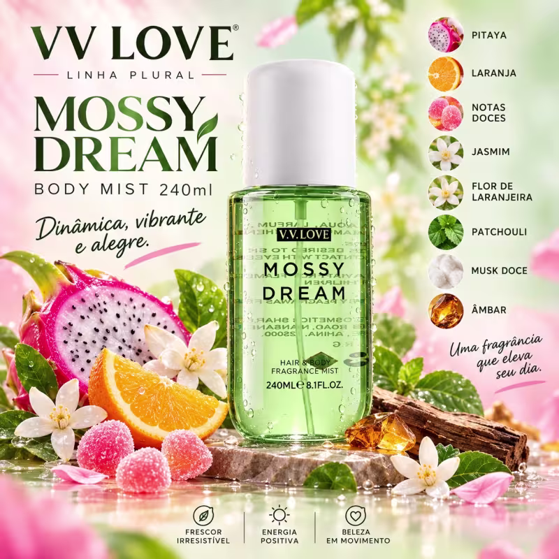 VV LOVE PLURAL MOSSY DREAM BODY MIST 240ML