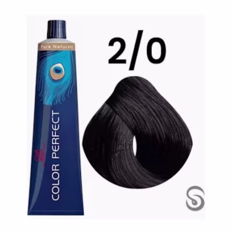 Wella kit 5unid. Color Perfect 2/0 60ml