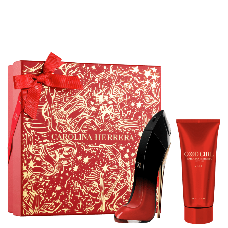Conjunto Very Good Girl Elixir Carolina Herrera – Eau de Parfum 80ml + Loção Corporal 100ml