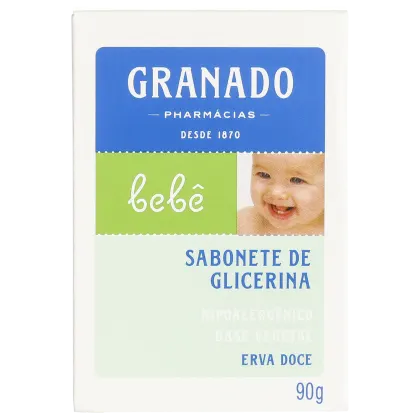 Imagem do produto Granado Bebê Glicerina Erva Doce - Sabonete em Barra 90g