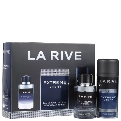 Imagem do produto Conjunto Extreme Story La Rive Masculino - Eau de Toilette 75ml + Desodorante 150ml
