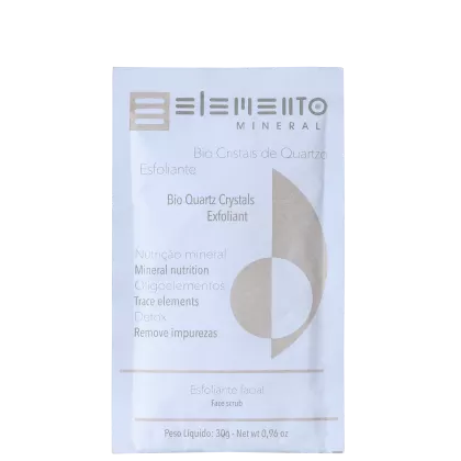Imagem do produto Elemento Mineral Bio Cristais de Quartzo - Esfoliante Facial 30g