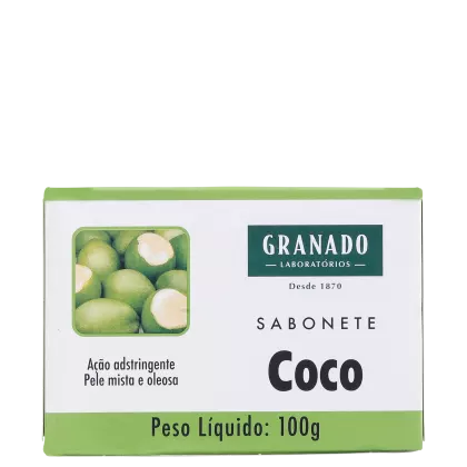 Imagem do produto Granado Coco - Sabonete em Barra Facial 100g
