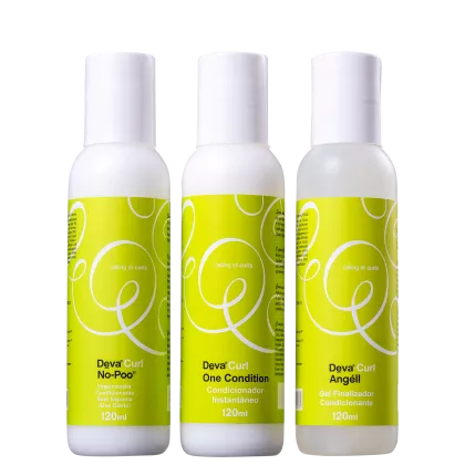 Imagem do produto Kit Deva Curl Curly Mini Transformação (3 Produtos)