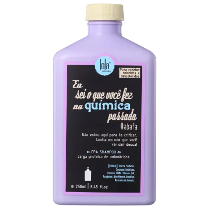Imagem do produto Lola Cosmetics Eu Sei o Que Você Fez na Química Passada - Shampoo sem Sulfato 250ml