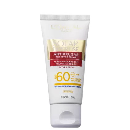 Imagem do produto L'Oréal Paris Solar Expertise Antirrugas FPS 60 - Protetor Solar Facial 50g