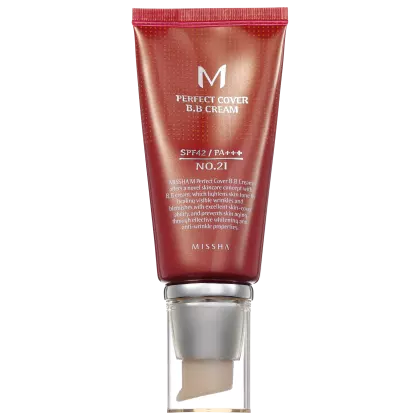 Imagem do produto Missha M Perfect Cover Nº 21 Light Beige - BB Cream 50ml