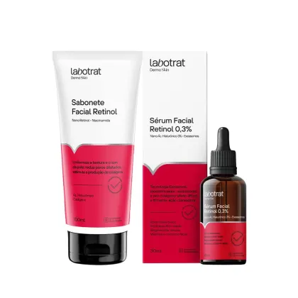 Imagem do produto KIT FACIAL RETINOL | SABONETE E SERUM - LABOTRAT
