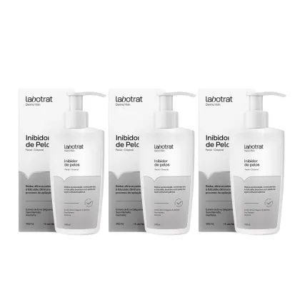 Imagem do produto KIT COM 3 INIBIDORES DE PELOS DERMO SKIN 140ML - LABOTRAT