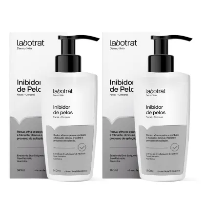 Imagem do produto KIT COM 2 INIBIDORES DE PELOS 140ML DERMO SKIN - LABOTRAT