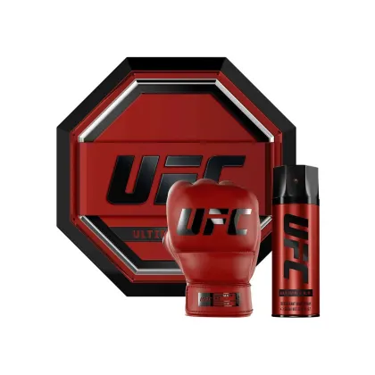 Imagem do produto Kit Perfume Masculino UFC Ultimate K.O de UFC EDP 100ml + Body Spray 200ml