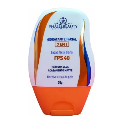 Imagem do produto Phállebeauty - Loção Hidratante Facial 7 em 1 Filtro Solar 50g
