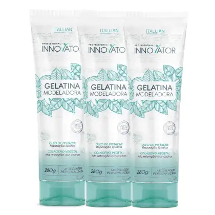Imagem do produto Kit Itallian Hairtech Innovator - Gelatina Modeladora (3 Unidades)