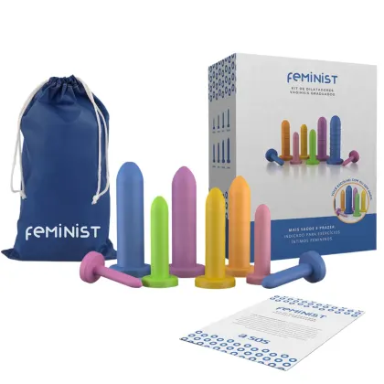 Kit de Dilatadores Vaginais Coloridos Feminist Lisos