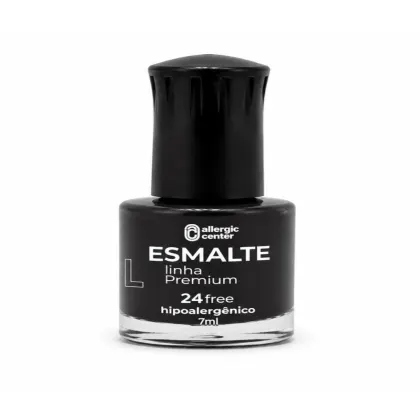 Imagem do produto Esmaltes Hipoalergênicos 24 Free 7mL Allergic Center Cor:Preto