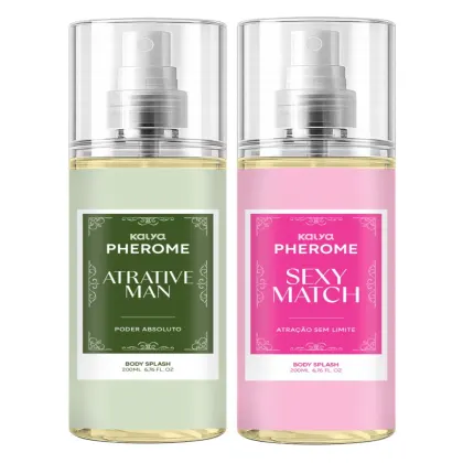 Imagem do produto Kit Pherome Atrative Man Sexy Match Body Splash Casal