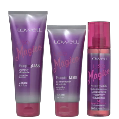 Imagem do produto Kit Lowell Liso Mágico (3 Produtos)
