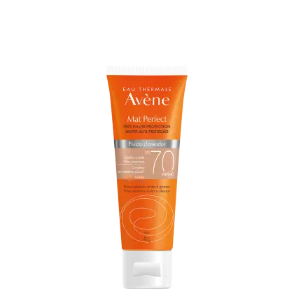 Imagem do produto Avène Mat Perfect Clareador FPS 70 Tom Claro - Protetor Solar Facial Fluido 40g