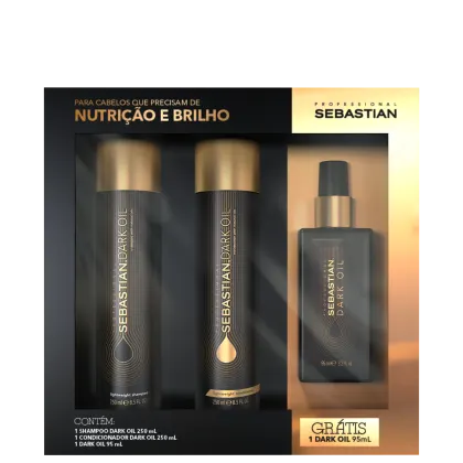 Imagem do produto Kit Sebastian Professional Dark Oil (3 Produtos)