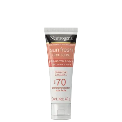 Imagem do produto Neutrogena Sun Fresh Derm Care FPS70 sem Cor - Protetor Solar Facial 40g