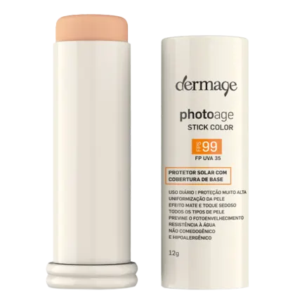Imagem do produto Dermage Photoage Stick FPS 99 Cor B Claro - Protetor Solar com Cor 12g