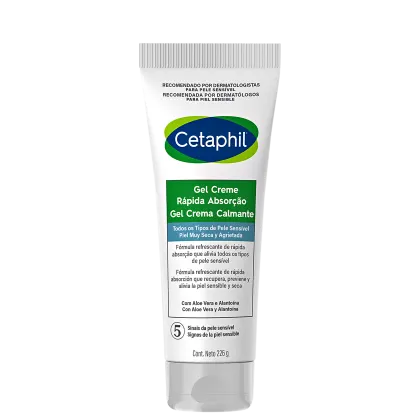 Imagem do produto Cetaphil com Aloe Vera Rápida Absorção - Gel Creme Hidratante Corporal 226g