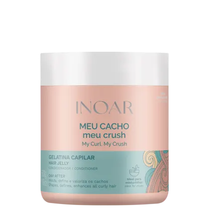 Imagem do produto Inoar Meu Cacho, Meu Crush - Gelatina Ativadora de Cachos 500g