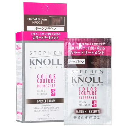 Imagem do produto Stephen Knoll Color Couture Refresher Garnet Brown - Máscara Tonalizante 3x15g