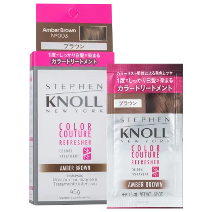 Imagem do produto Stephen Knoll Color Couture Refresher Amber Brown - Máscara Tonalizante 3x15g